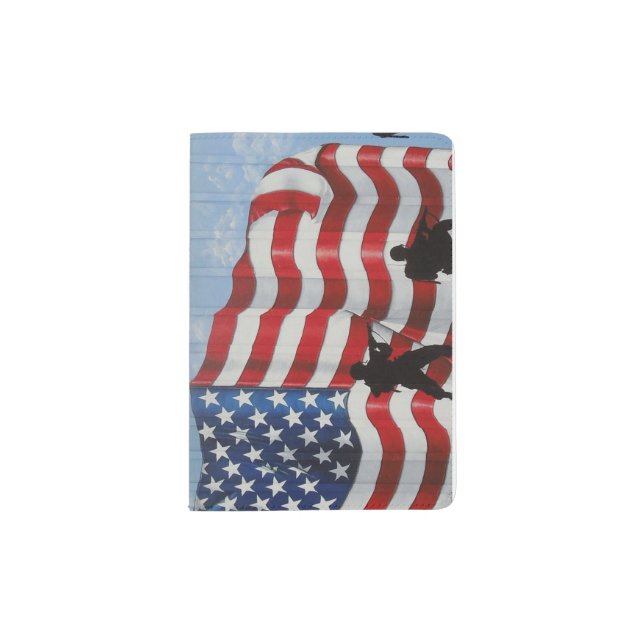 AMERICAN FLAG PASSPORT HOLDER (Front)