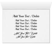 American Flag Patriotic Christmas Card (Inside Horizontal (Bottom))