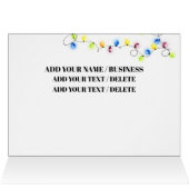 American Flag Patriotic Christmas Card (Inside Horizontal (Top))