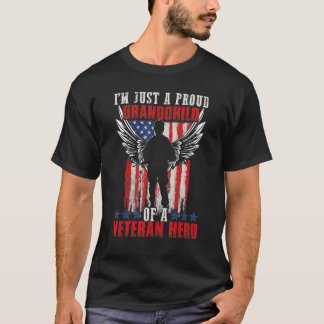 American Flag Patriotic Day Veterans Day for Kids T-Shirt