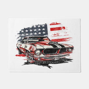 American Flag Patriotic Doormat