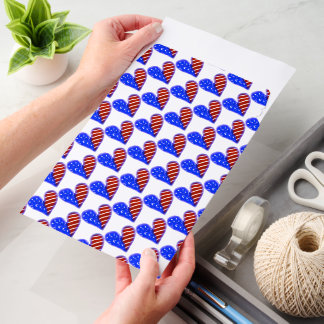 American flag patriotic Fourth of July wedding Envelope Mailers