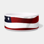 American Flag Patriotic Independence Day Bowl<br><div class="desc">Nice American flag design for USA Independence day 4th July. 
 Please visit my store for more products with high quality patriotic designs!

 You can follow me if you like :)</div>