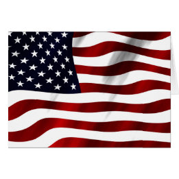 American Flag Patriotic Independence Day Cards