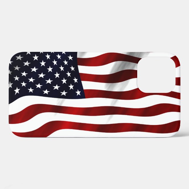 American Flag Patriotic Independence Day Case-Mate iPhone Case (Back (Horizontal))