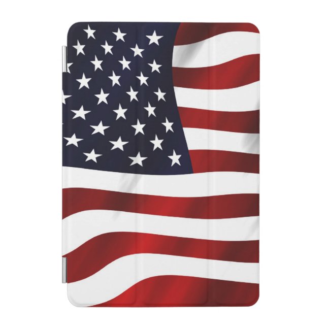 American Flag Patriotic Independence Day iPad Mini Cover (Front)