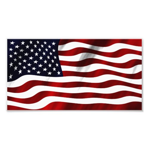 American Flag Patriotic Independence Day Photo Print