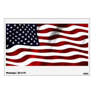 American Flag Patriotic Independence Day Wall Sticker