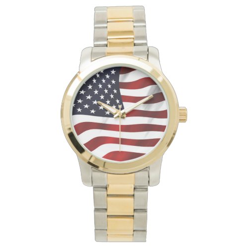 American Flag Patriotic Independence Day Watch
