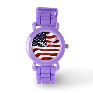 American Flag Patriotic Independence Day Watch