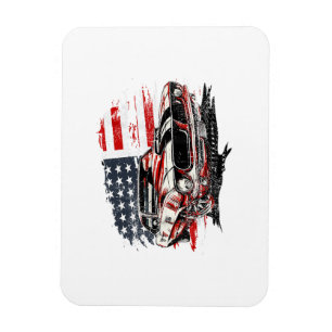 American Flag Patriotic Magnet