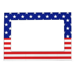 American Flag Patriotic Magnetic Frame