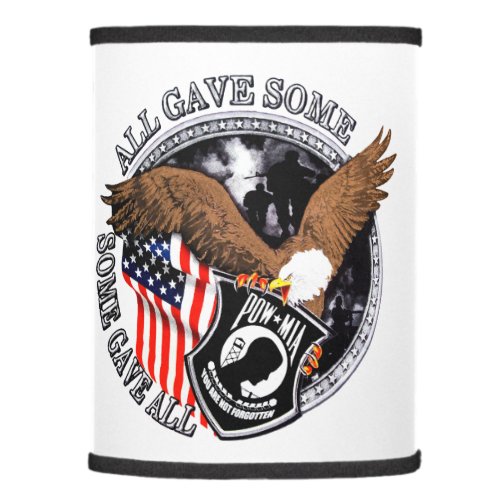 American Flag Patriotic Military Wars Eagle Lamp Shade