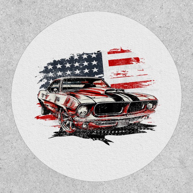 American Flag Patriotic  Patch (Front)