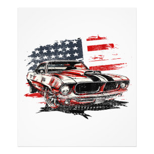American Flag Patriotic Photo Print