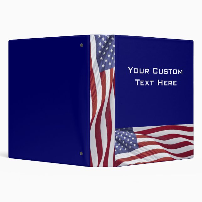American Flag Patriotic Presentation Binder Album (Background)