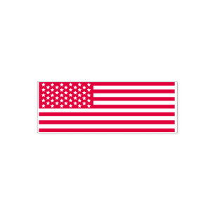 American Flag Patriotic Stars and Stripes USA Self-inking Stamp
