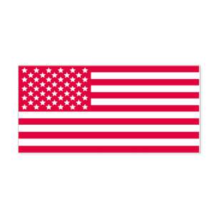 American Flag Patriotic Stars and Stripes USA V2 Self-inking Stamp