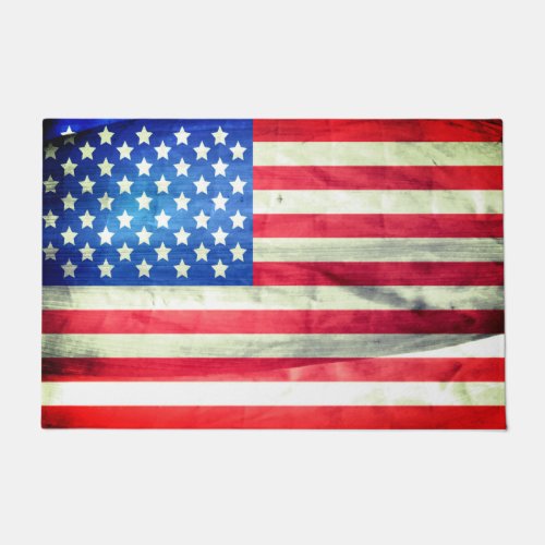 American Flag Patriotic United States Doormat