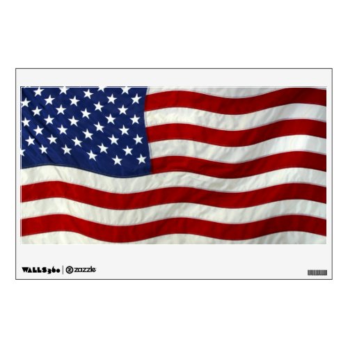 American Flag Patriotic Wall Decal