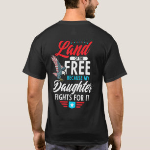 American Flag Patriots Labor Day Land Of The Free T-Shirt
