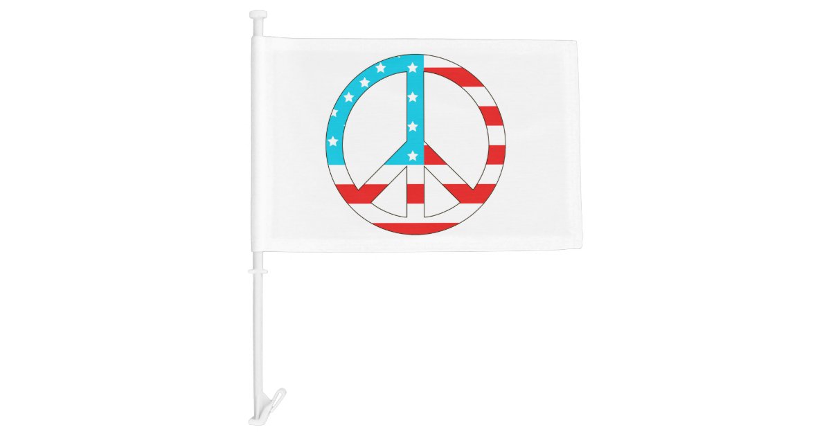 American Flag Peace Sign | Zazzle