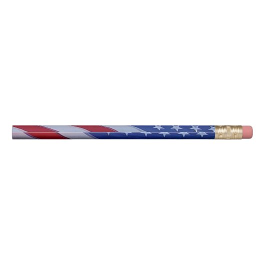 American Flag Pencil (Back)