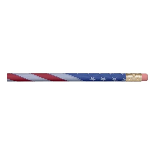 American Flag Pencil (Rotated 90)