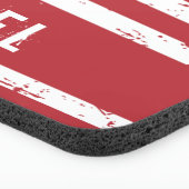 American Flag Personalized Patriotic Stars Stripes Seat Cushion (Corner Detail)