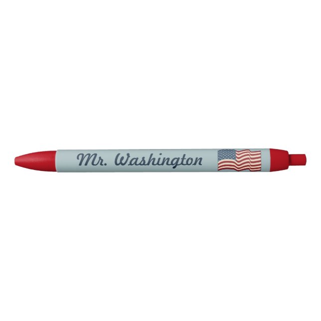 American Flag Personalized Pen Gift (Front)