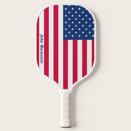American Flag | Personalized  Pickleball Paddle