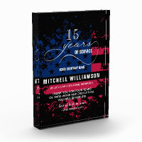 American Flag Personalized Retirement Keepsake