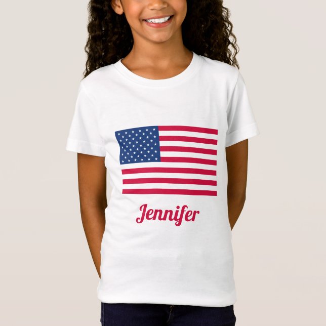 American Flag | Personalized T-Shirt (Front)