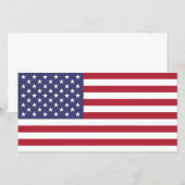 American Flag Photo Card (Front/Back)