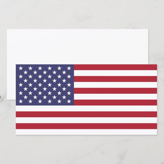 American Flag Photo Card (Front/Back)