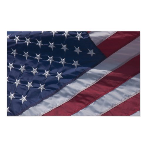American flag photo print