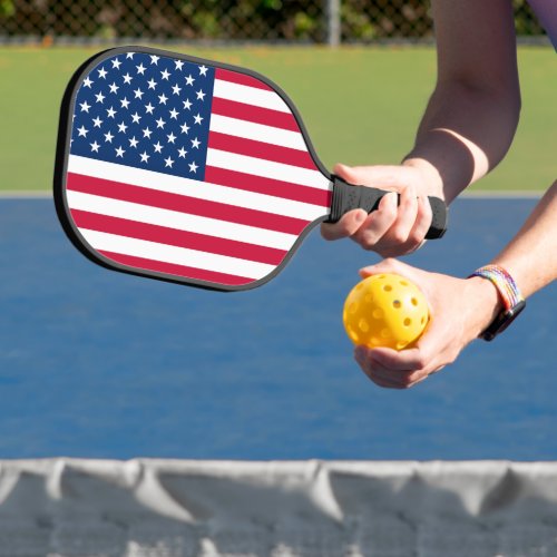 American Flag Pickleball Paddle USA Patriotic