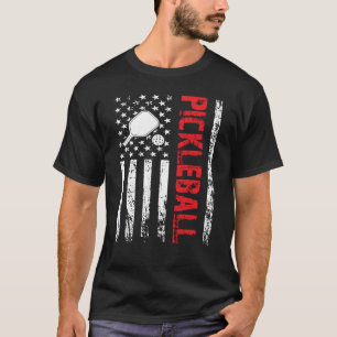 AMERICAN FLAG PICKLEBALL T-Shirt