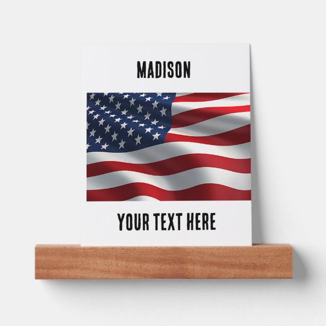 American Flag Picture Ledge (Front)
