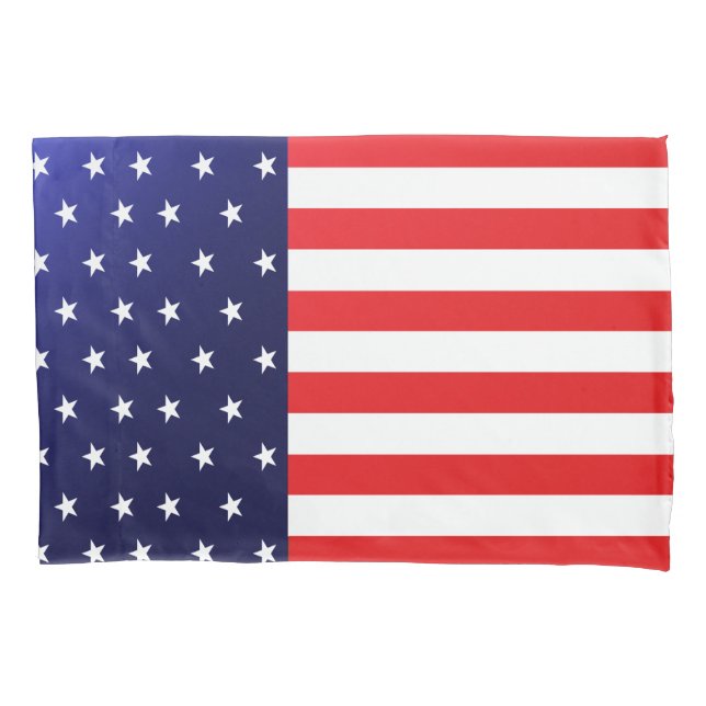 American Flag Pillow Case (Front-Left)