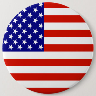 AMERICAN FLAG PINBACK BUTTON