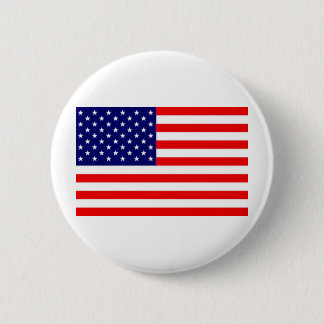 American Flag Pinback Button