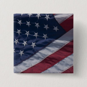 American flag. pinback button