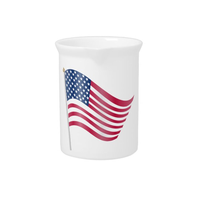 AMERICAN FLAG PITCHER (Front)
