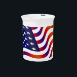 American Flag Pitcher<br><div class="desc">American Flag</div>