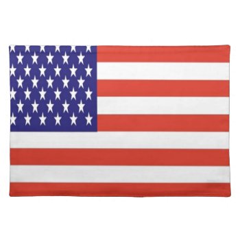 American Flag Placemat by esoticastore at Zazzle