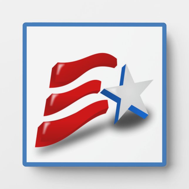 AMERICAN FLAG PLAQUE (Front)