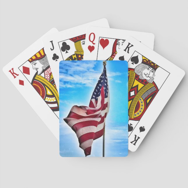 American Flag Playing Cards (Back)