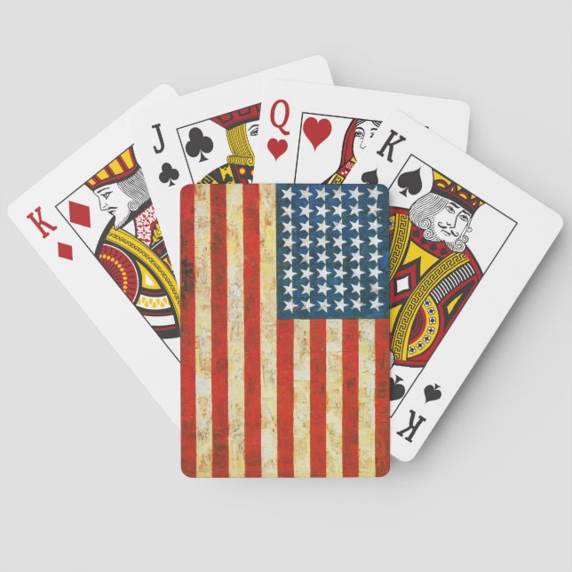 American Flag Poker Cards (Back)