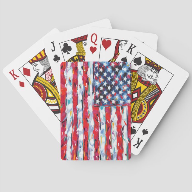 American Flag Poker Cards (Back)